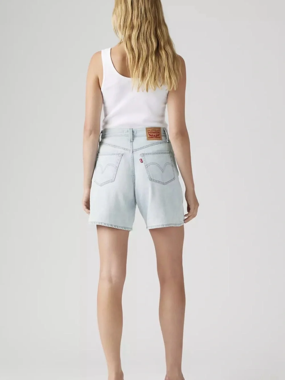 Levi’s HIGH RISE BAGGY LINEN+ DENIM LIGHTWEIGHT WOMEN'S SHORTS